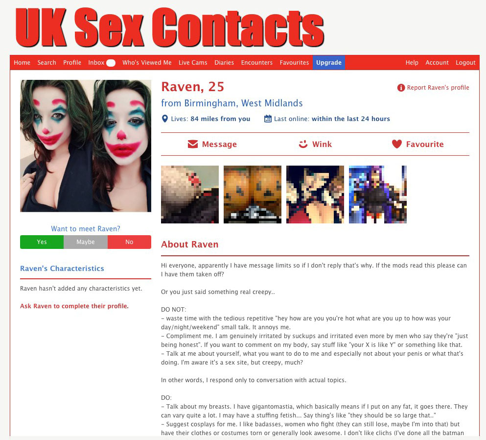 UK Sex Contacts